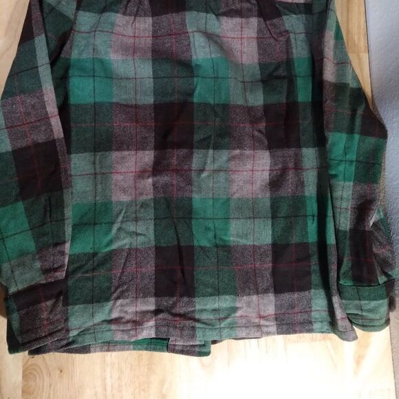 Vintage Western Star Wool Flannel Button Down Shirt - Picture 4 of 8